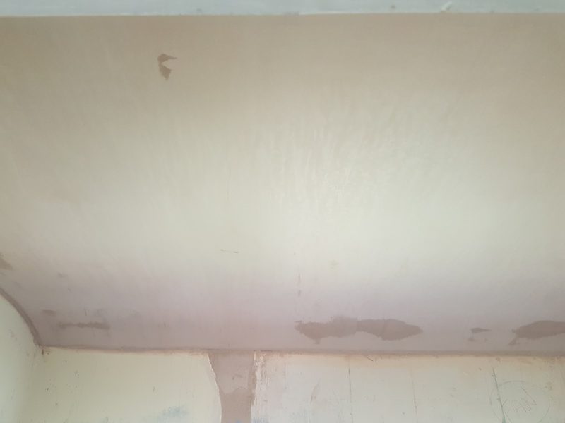 Ceiling over-skimmed – cracks gone by CT2 Plastering & Rendering, Orpington
